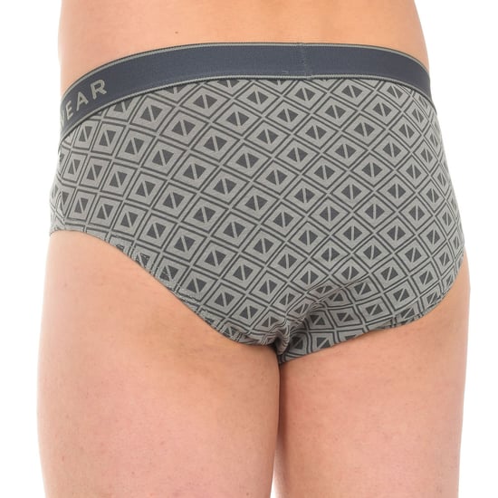 Pack-3 Men's Breathable Fabric Slips KL3007