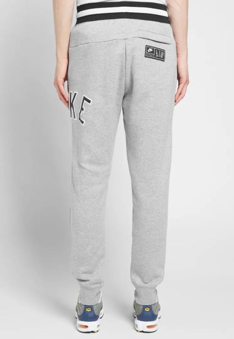 Nike Air Herren Zip durch Trainingsanzug Set voll in grau - Image 6