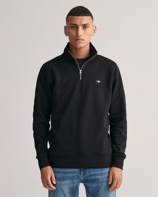 Gant Regular Shield Half Zip Sweat Sweatshirt - Image 1