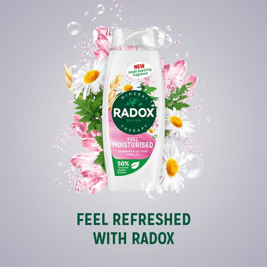 Radox Mineral Therapy Shower Gel Feel Moisturised Mood Boosting 450ml, 6 Pack