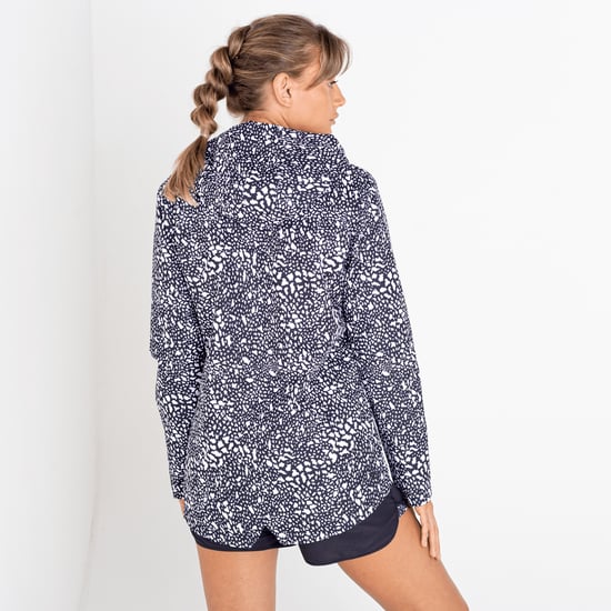 Dare 2B Womens/Ladies The Laura Whitmore Edit - Deviation II Dotted Waterproof Jacket (Black/White)