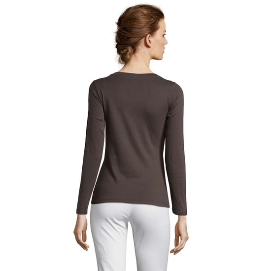 SOLS Majestic Damen Longsleeve / T-Shirt, Langarm (Dunkelgrau) - Image 4