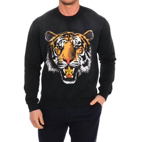 Langärmeliges Herren-Sweatshirt mit Rundhalsausschnitt S71GU0486-S25030 - Image 1
