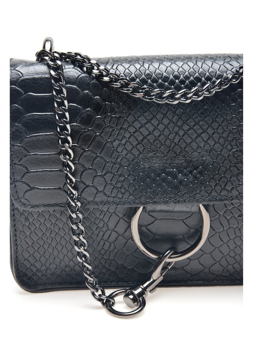 Carla Ferreri SS22 CF 8110 Noir Cuir de vachette Sac - Image 3