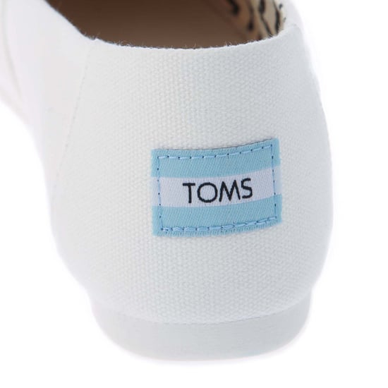 Espadrilles Alpargata toile coton recyclé Toms Pour Femme en Blanc - Image 6