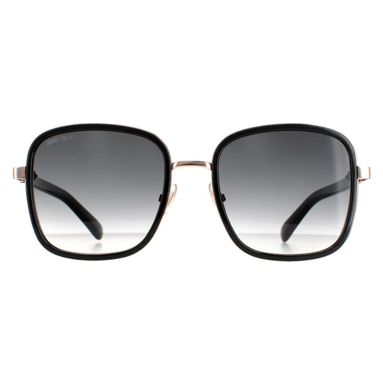 Jimmy Choo Square Womens Black Gold Grey Gradient Elva/S