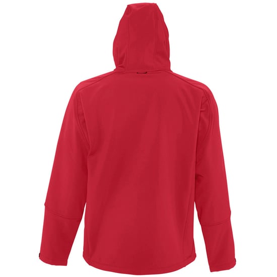 SOLS Mens Replay Hooded Soft Shell Jacket (atmungsaktiv, winddicht und wasserabweisend) (Pepper Red) - Image 2