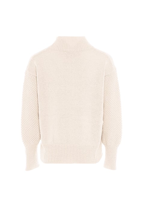 Mymo Pullover Damen Wollweiß - Image 2