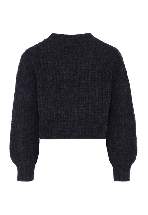 Dreimaster Grobstrick-Pullover Damen schwarz - Image 2