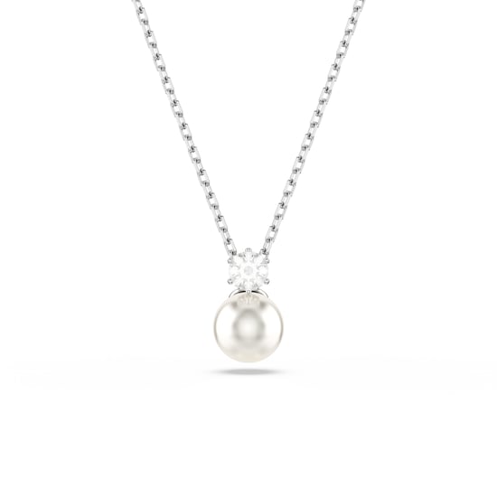Swarovski 'Matrix' Damen-Halskette aus Metalllegierung - Silber 5693897 - Image 1