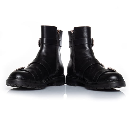 Hank flache Juwelen-Schnallen-Stiefel - Image 5