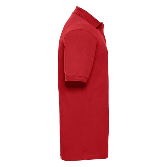 Russell Herren Ripp Polo-Shirt, Kurzarm (Rot) - Image 2