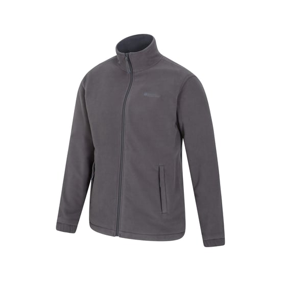 Mountain Warehouse Herren Bernard II Winddichte Fleece Jacke (Grau) - Image 4