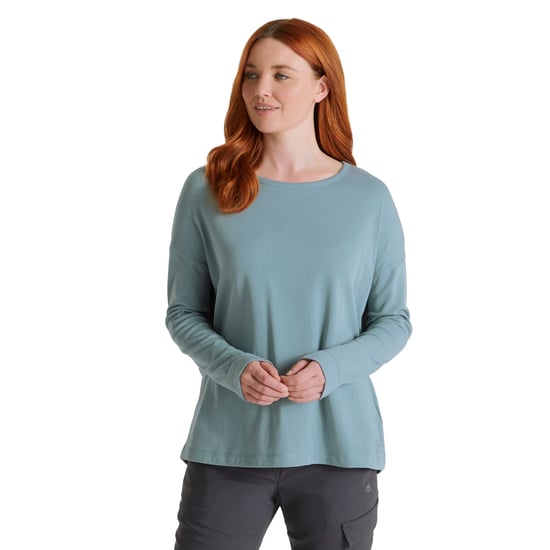 Craghoppers - "Forres" T-Shirt für Damen Langärmlig (Grau meliert) - Image 3