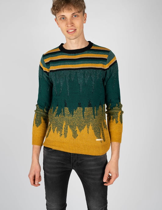Takeshy Kurosawa Pullover Degrade Herren gelb - Image 3
