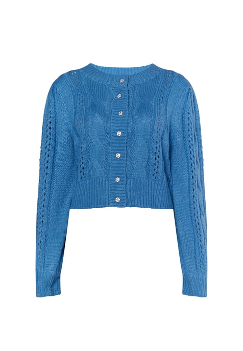 Mymo Strickcardigan Damen Himmelblau - Image 1