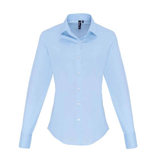 Premier - Bluse für Damen Langärmlig (Hellblau) - Image 1