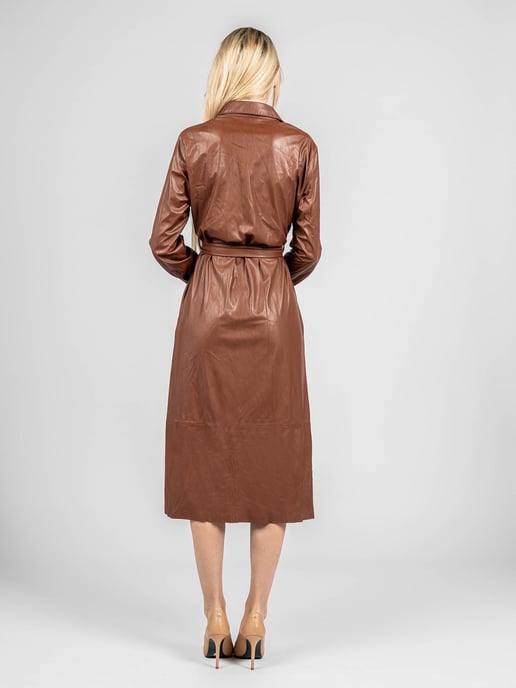 Pinko Kleid Maris Damen Braun - Image 4