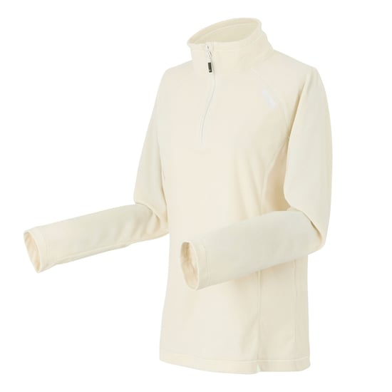 Regatta Great Outdoors Damen Fleece-Top Montes mit 1/4-Reißverschluss (Helles Vanillegelb/Weiß) - Image 3
