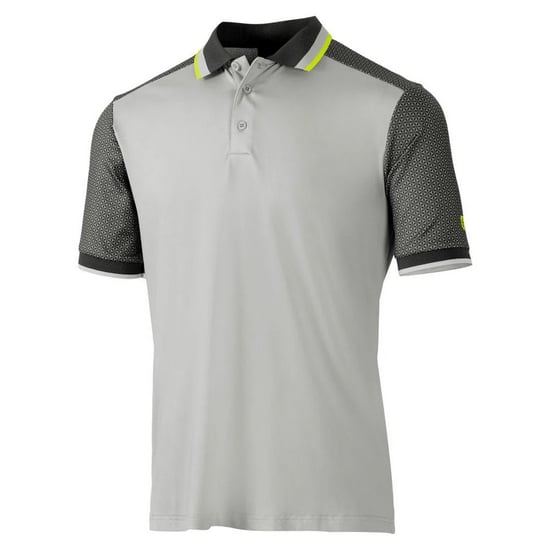 Island Green - Poloshirt für Herren - Emblem (Silbergrau/Holzkohle) - Image 1