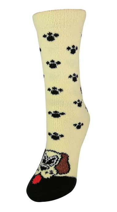 Damen / Damen flauschige Anti-Rutsch-Socken mit Tiermotiven - Image 1
