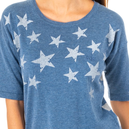 Women's 3/4 sleeve and round neck sweater LWS011