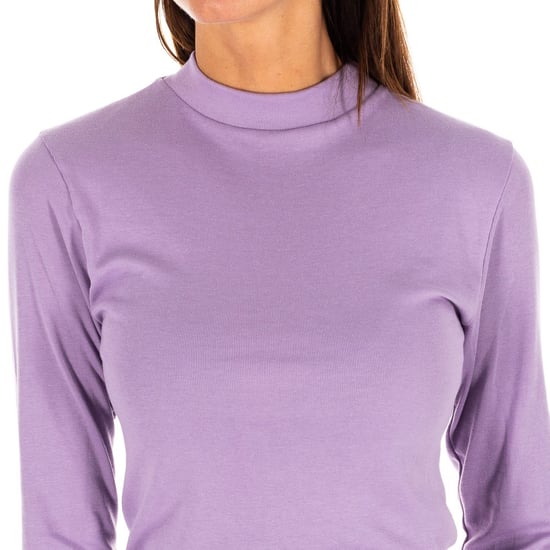 Long-sleeved T-shirt with half-high collar 1625-M women