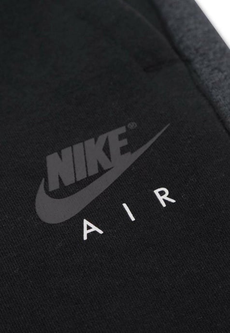 Nike Air Herren Fleece-Trainingsanzug Komplett-Set in Schwarz - Image 5