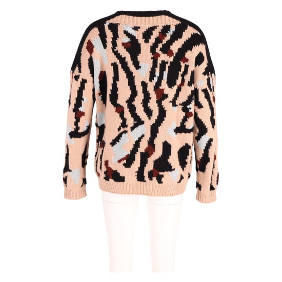 Chloe Gepunkteter Grobstrickpullover aus mehrfarbigem Kaschmir - Image 6