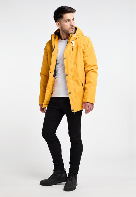 ICEBOUND Wattierte Winterjacke Herren Senf - Image 4