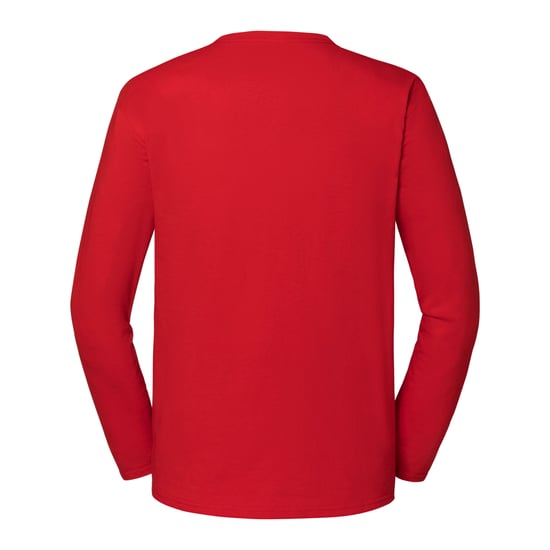 Fruit of the Loom - "Iconic 195" T-Shirt für Herren/Damen Unisex Langärmlig (Rot) - Image 2