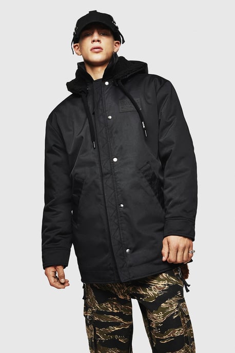 Diesel Men's Jacket In Black