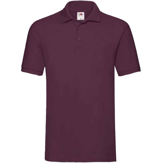 Fruit of the Loom Herren Premium Baumwolle Pique Polo Shirt (Burgunderrot) - Image 1
