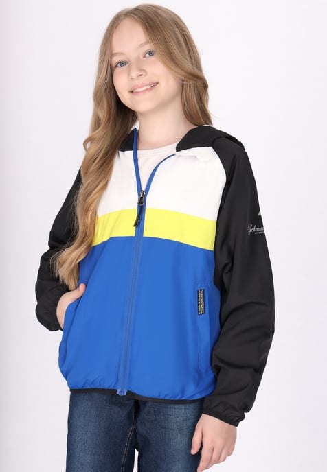 Schmuddelwedda Anorak Mädchen (Kids) Königsblau Colorblock - Image 3