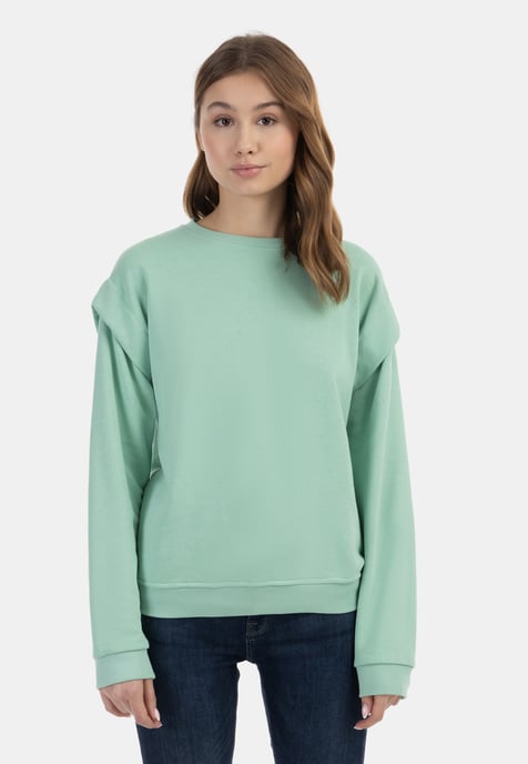 Mymo Sweatpullover Damen Minze - Image 3