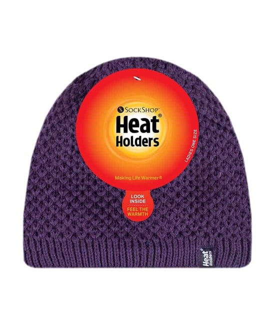 Wärmehalter - Ladies Knit Fleece gefüttert Warm Thermal Beanie Hat - Image 2