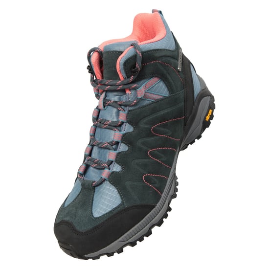 Mountain Warehouse Womens/Ladies Rockies Extreme Suede Walking Boots (Blue)