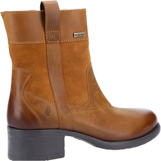 Hush Puppies Saskia Leder Damen Tan Stiefel - Image 2