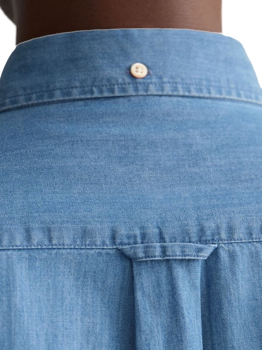 Gant Herren Regular Fit Hemd | Das Indigo Hemd - Image 4