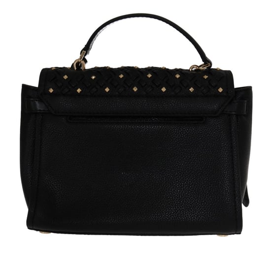 Michael Kors Black CASSIE Leather Messenger Bag