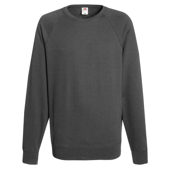 Fruit Of The Loom Herren leichtes Raglan-Sweatshirt (240 GSM) (Light Graphite) - Image 1