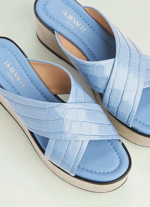 LK Bennett Sandra Casual Sandals, Hyacinth