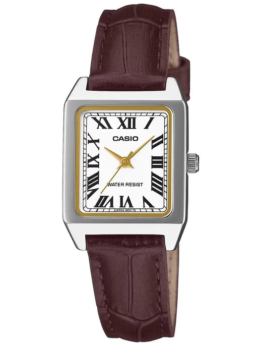 Casio Kollektion Damen-Armbanduhr LTP-B150L-7B2EF in Braun - Image 1