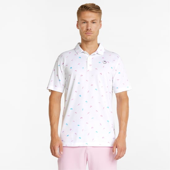 PUMA Herren AP Dancing Umbrellas Golf Poloshirt - Image 1
