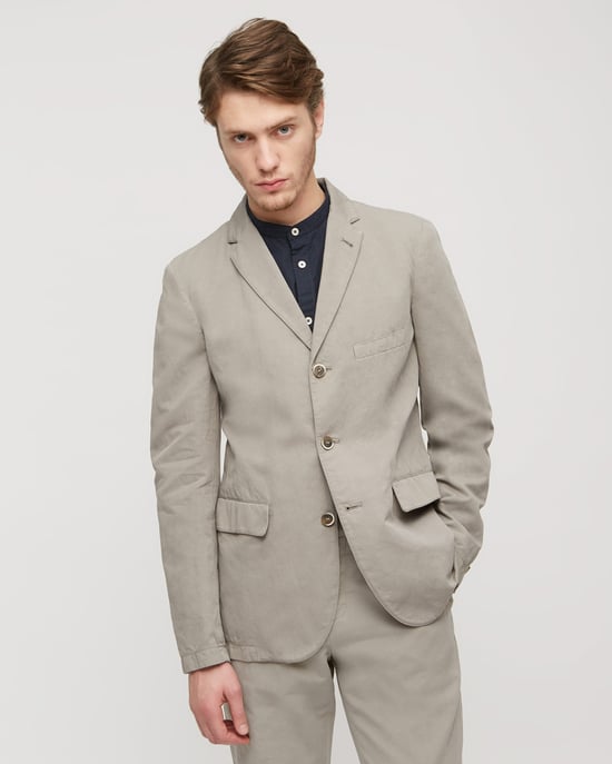  Cotton Linenen 3 Button Jacket