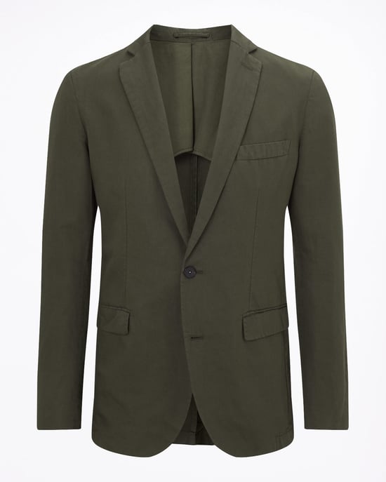 Italian Cotton Linen Garment Dye Jacket