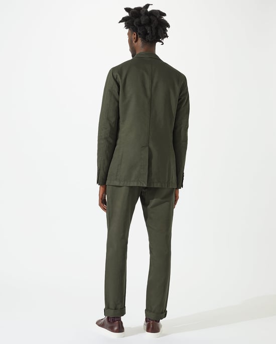 Italian Cotton Linen Garment Dye Jacket