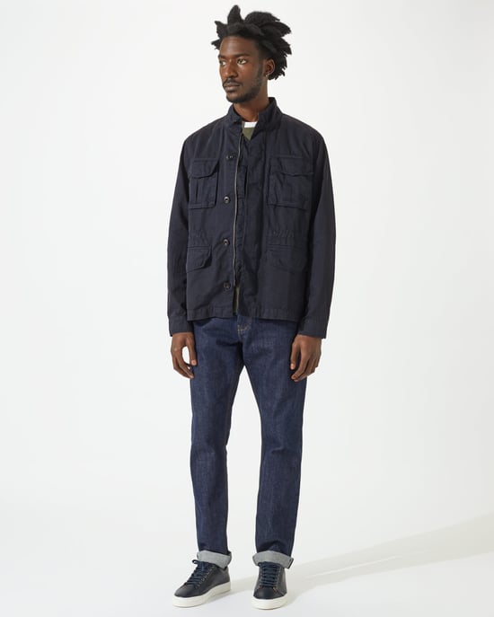Cotton Linenen Field Jacket