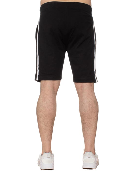 Enzo | Herren T-Shirt & Shorts Loungewear Set - Weiß/Schwarz - Image 4