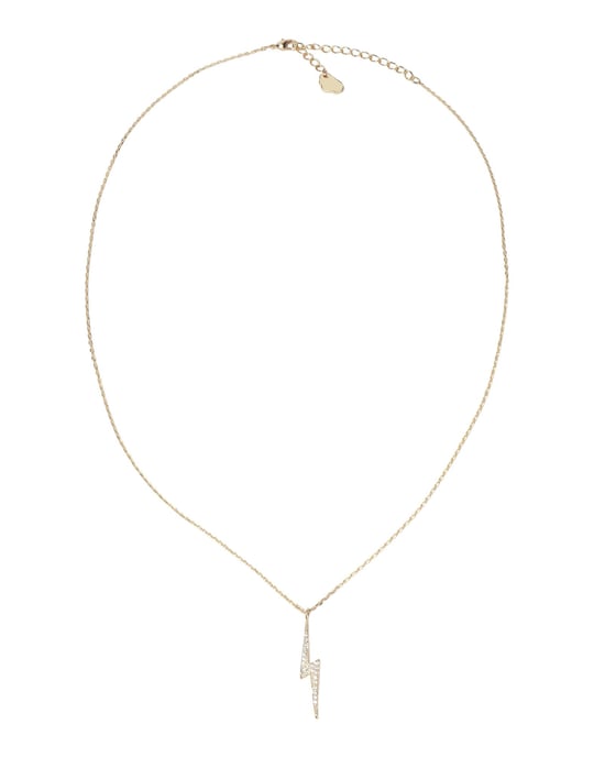 Estella Bartlett Gold Plated Thunder Bolt Necklace